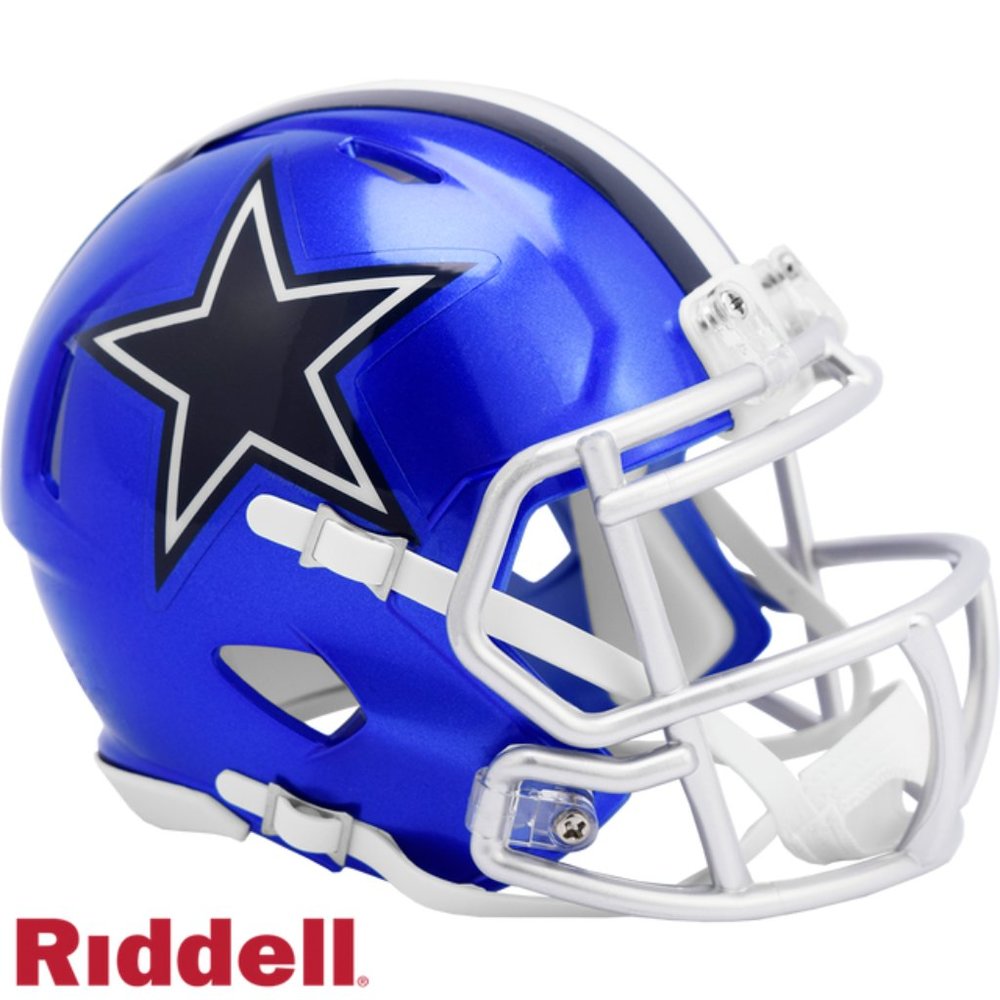 Dallas Cowboys FLASH Alternate Helmet Riddell Replica Mini Speed Style